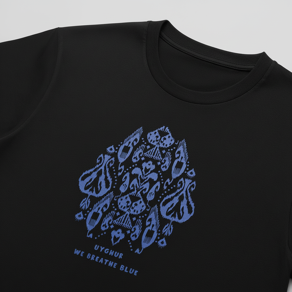 Threads of Existence — Uyghur Ikat Heritage Tee